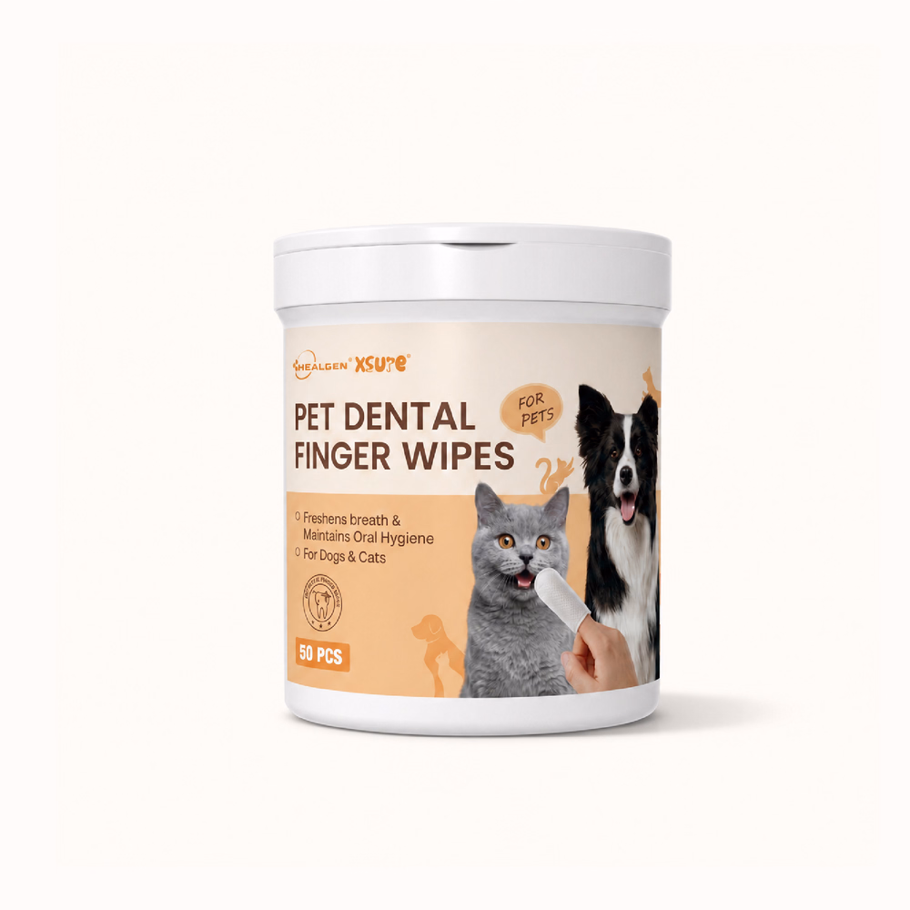 Pet Dental Care Finger Wipes
