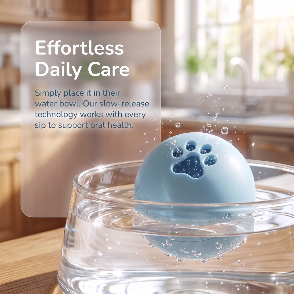Slow-Release Dental Care Ball