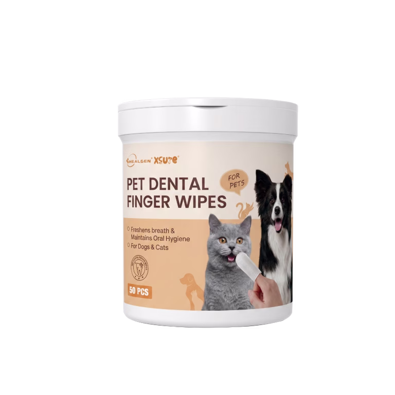 Pet Dental Care Finger Wipes