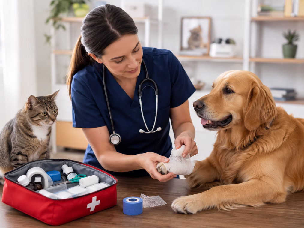 Pet First Aid Kit Checklist for Dogs & Cats