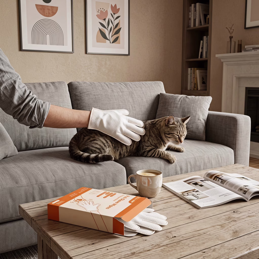 Pet Glove Wipes thumbnail 4
