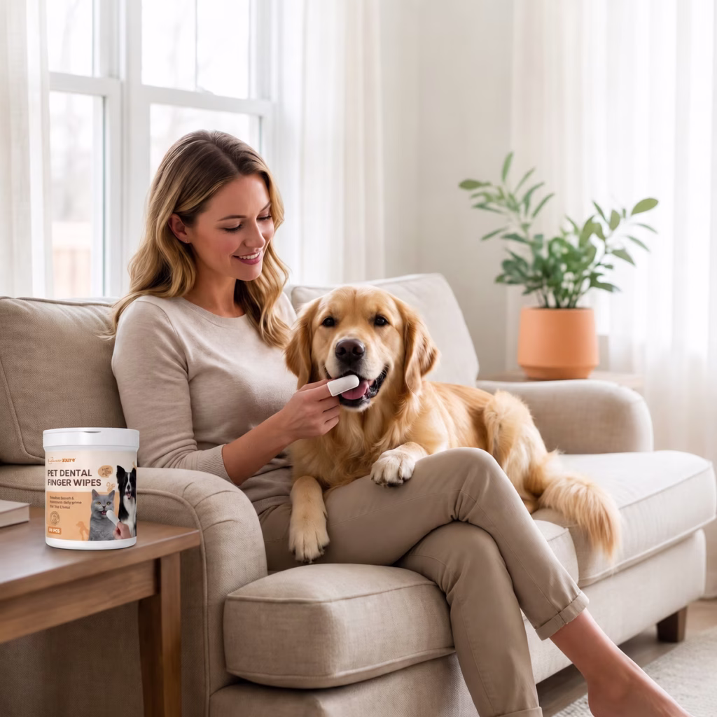 Pet Dental Care Finger Wipes thumbnail 4