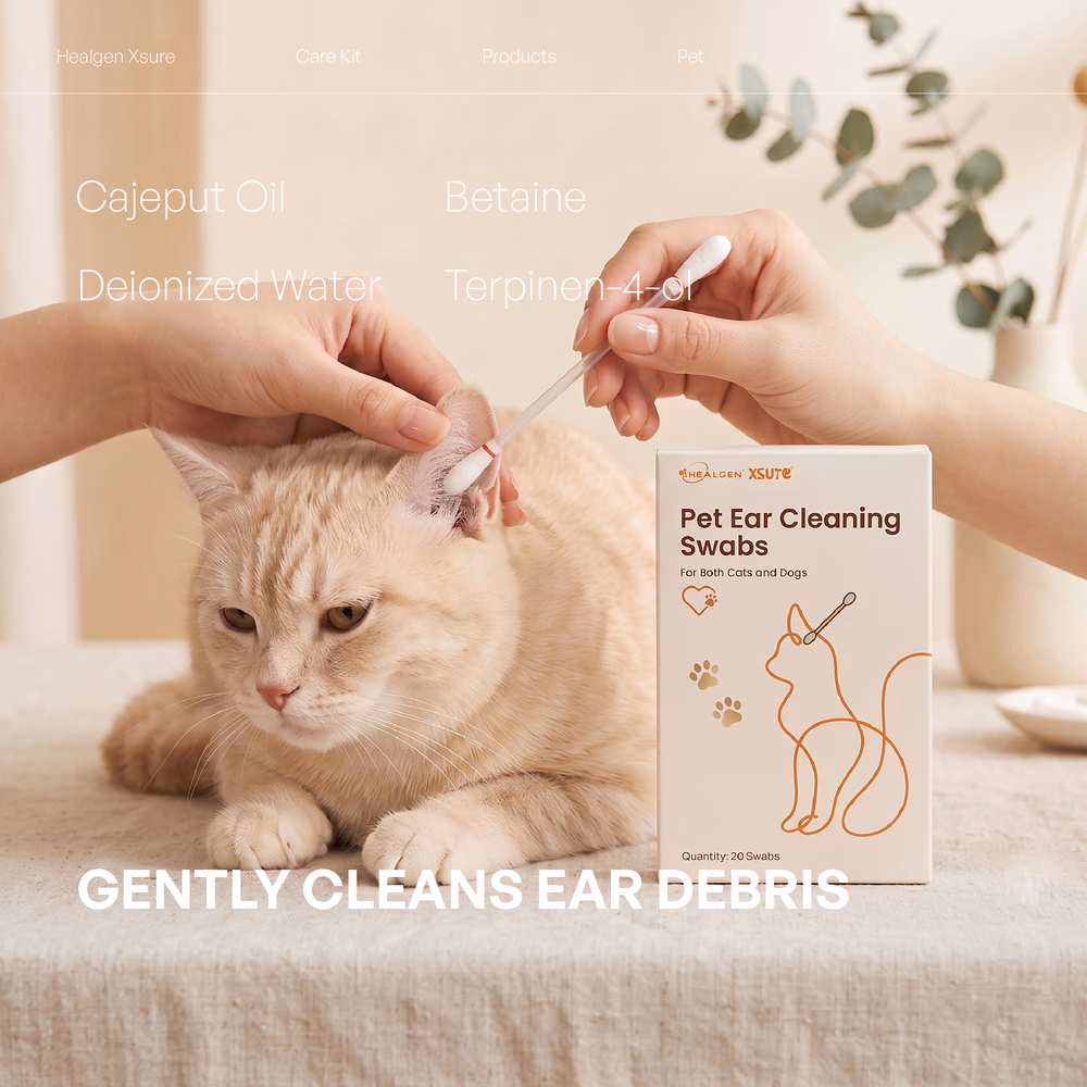 Pet Dental Care Finger Wipes