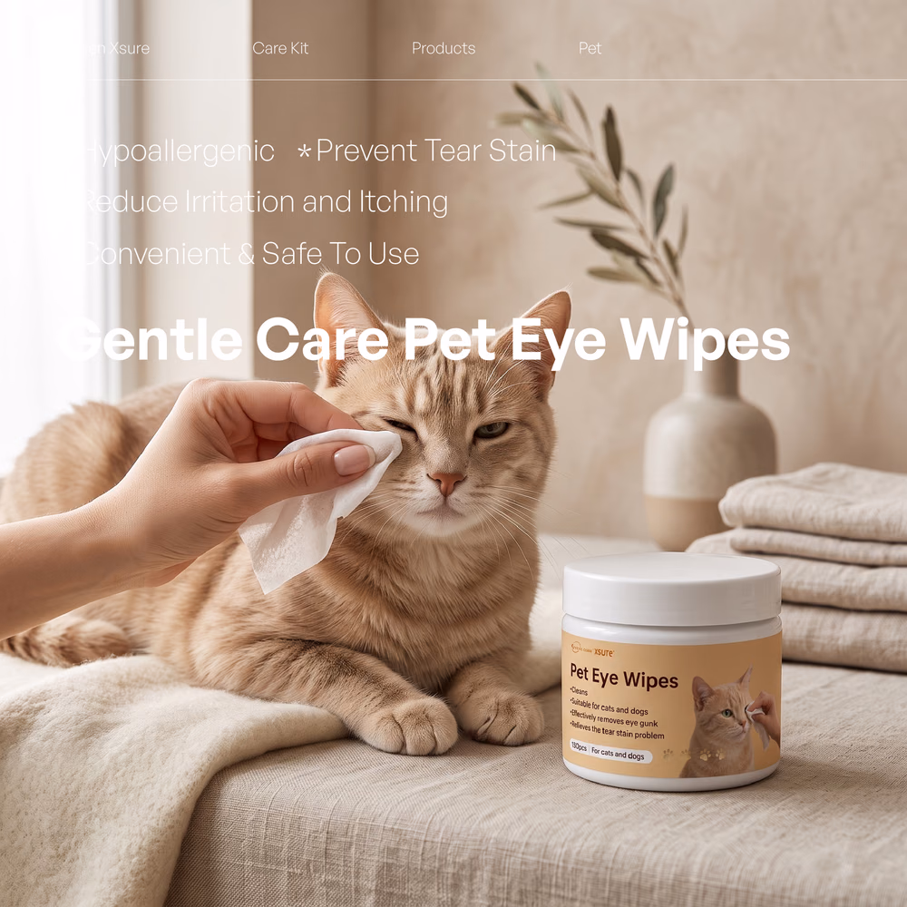 Pet Dental Care Finger Wipes