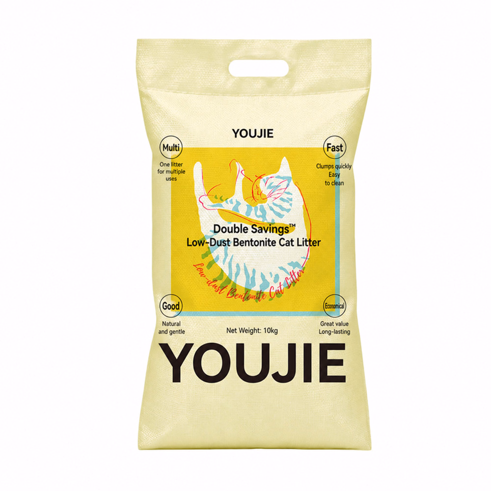 YOUJIE Low-Dust Bentonite Cat Litter